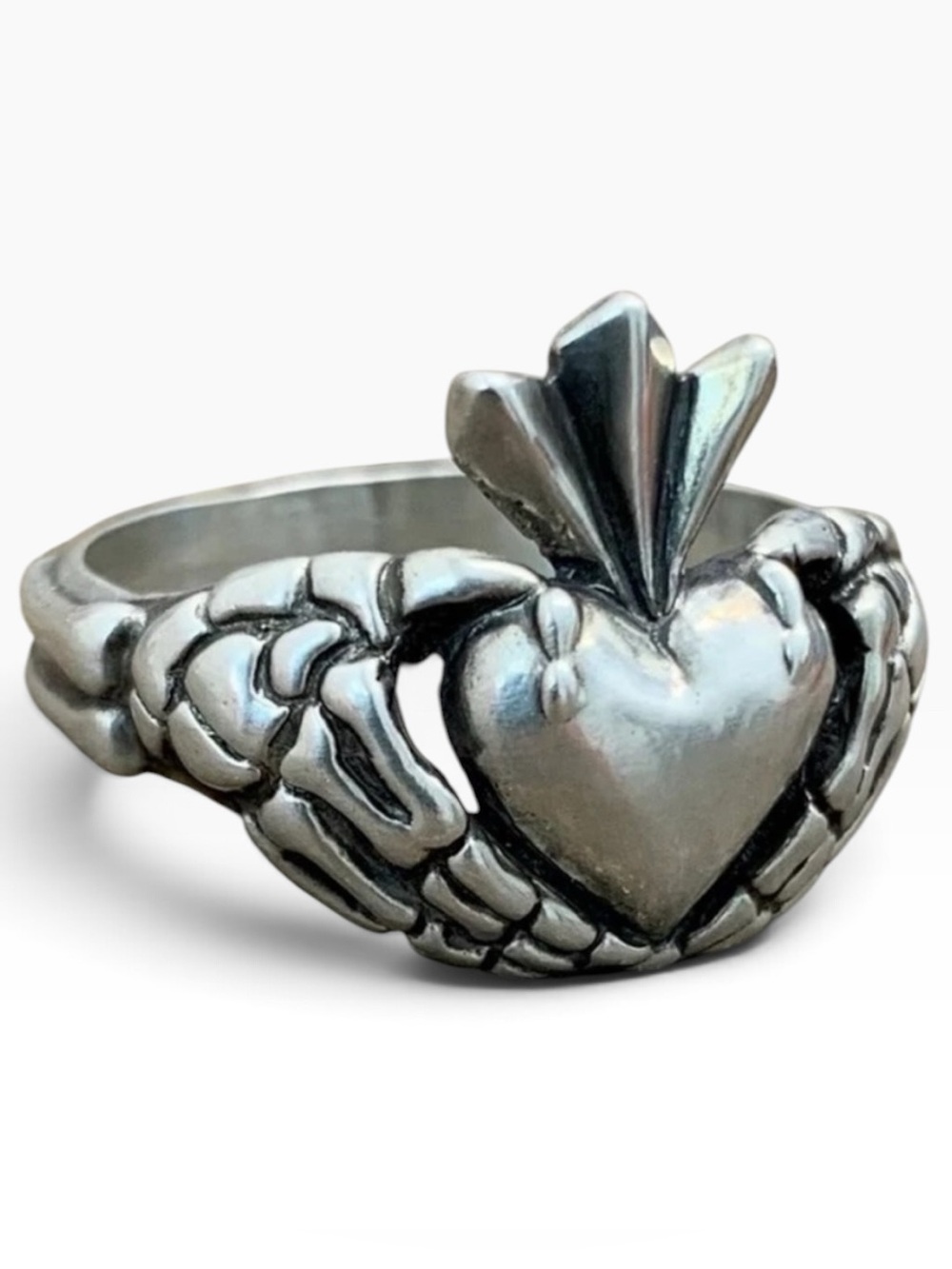 Til Death Sterling Claddagh Ring